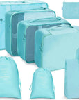 8 Travel Organizer Pouches (4 sets)