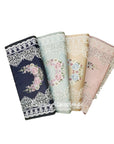 Luxury Pink Gobelin Floral Heart Rug