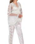 Luxury bridal women's pajamas