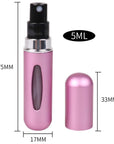 High quality empty 5ml perfume spray bottle