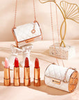 Beauty bag with 4 Lipstick