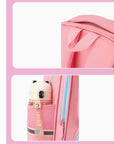 (35) School Bag with Six Wheels (Pink)