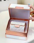 Beauty bag with 4 Lipstick