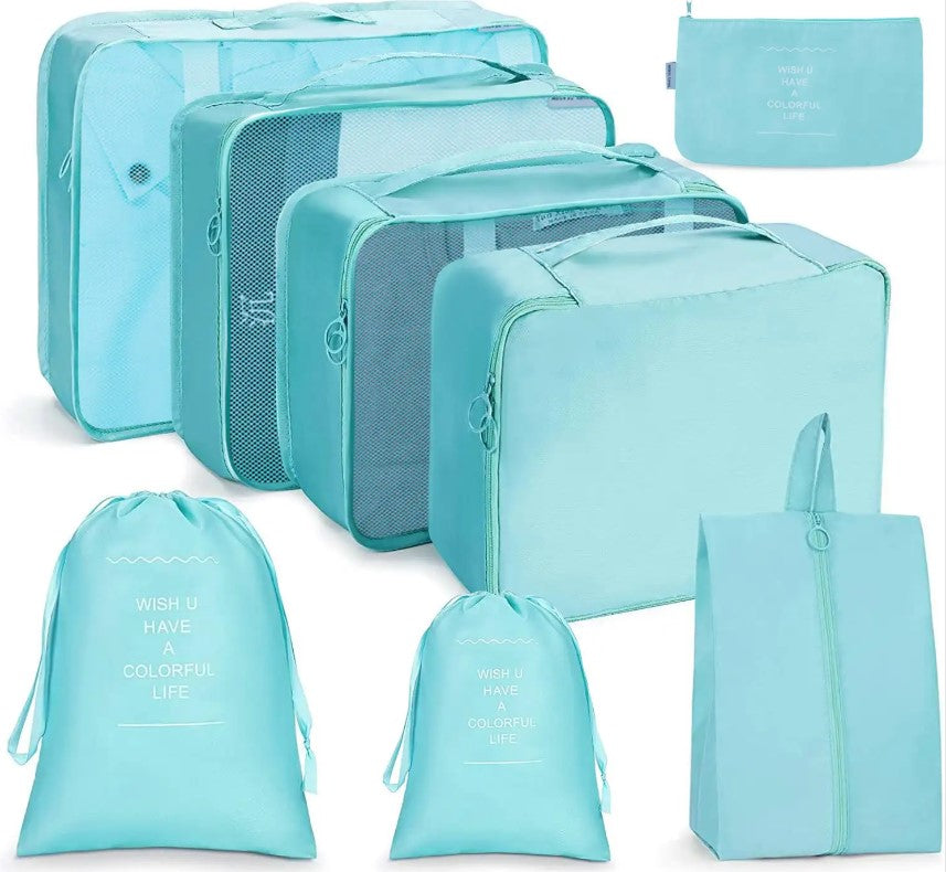 8 Travel Organizer Pouches (4 sets)
