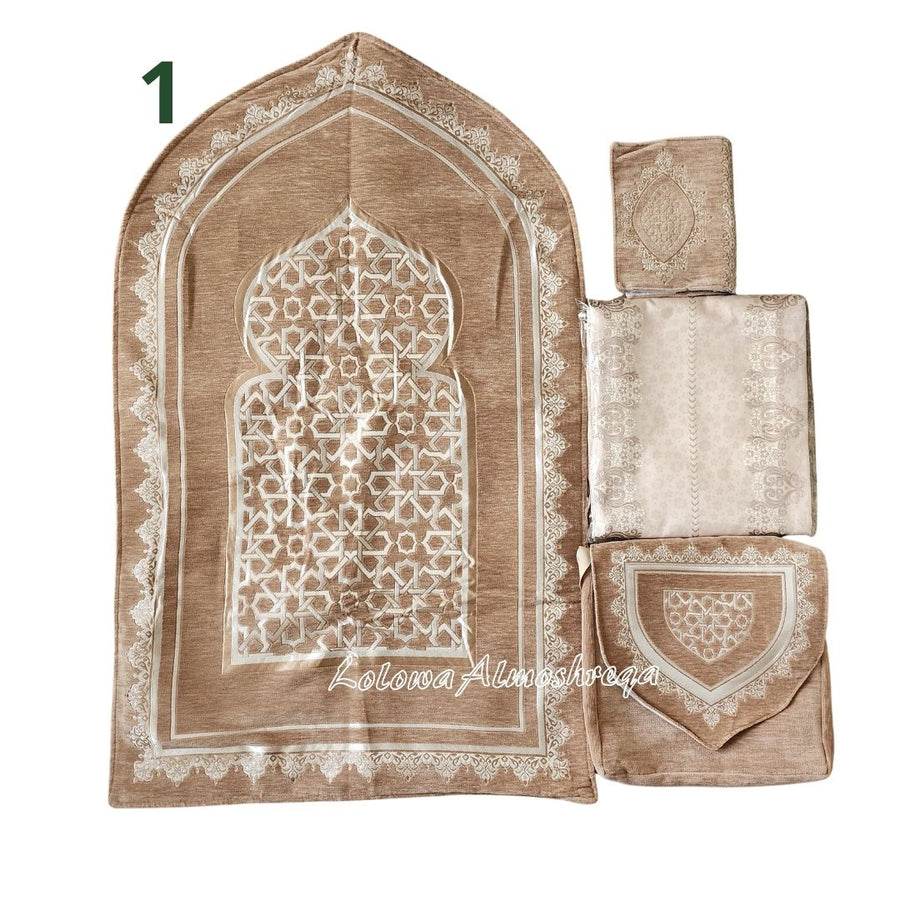 The Royal Luxury Prayer Set (Foam-Backed) – 4 Pieces