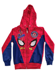 Boys Spiderman Costume (Red)