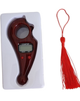 Rotating digital Islamic tasbih counter with illuminated display