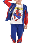 Boys Spiderman Costume (Blue)