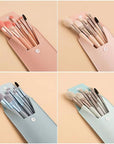 8 PCS makeup brushes set professional for Cosmetics with Makeup Bag