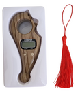 Rotating digital Islamic tasbih counter with illuminated display