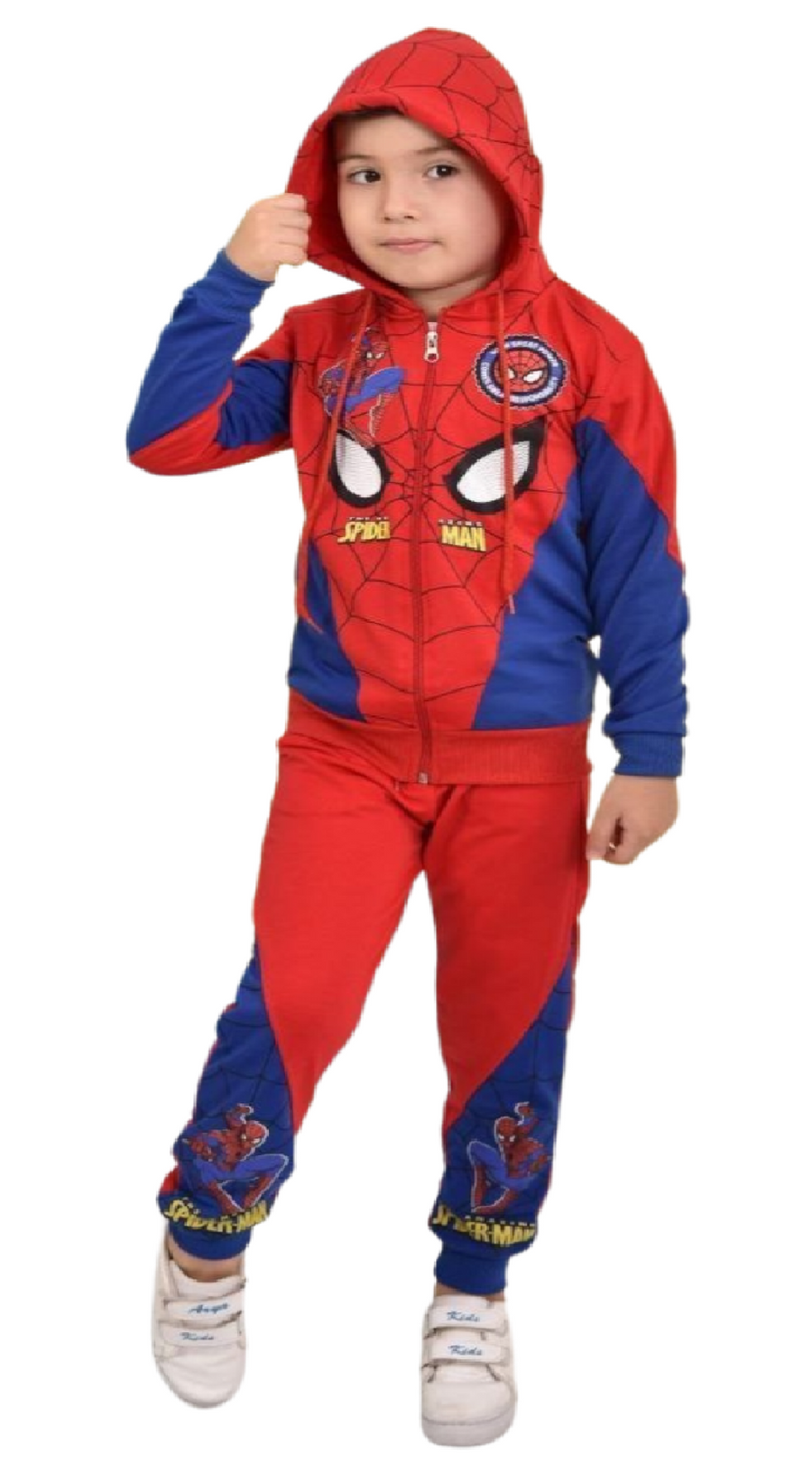 Boys Spiderman Costume (Red)