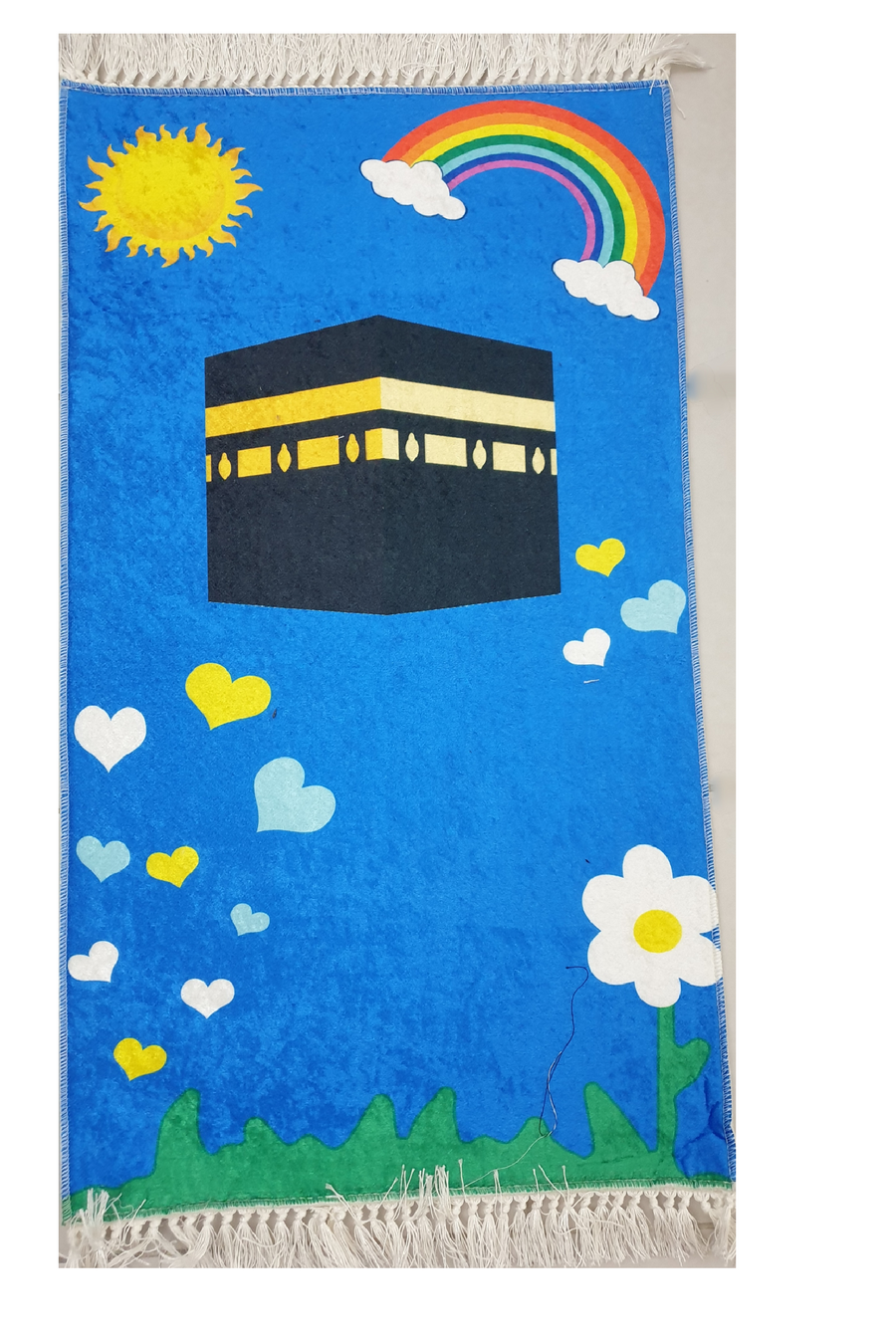 Special prayer rugs for children - photo of Kaaba