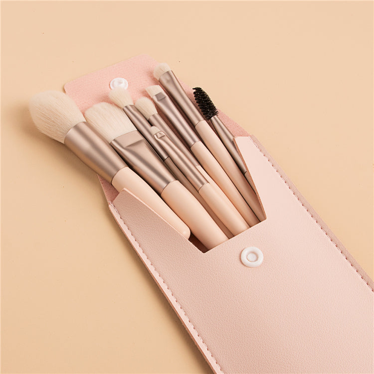 8 PCS makeup brushes set professional for Cosmetics with Makeup Bag