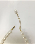 Elegant Pearl Necklace for Women,18inch/45cm + 5cm Extension Chain, with Stainless Steel real gold plating clasp