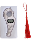 Rotating digital Islamic tasbih counter with illuminated display