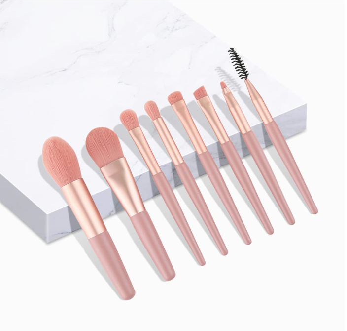 8 PCS makeup brushes set professional for Cosmetics with Makeup Bag