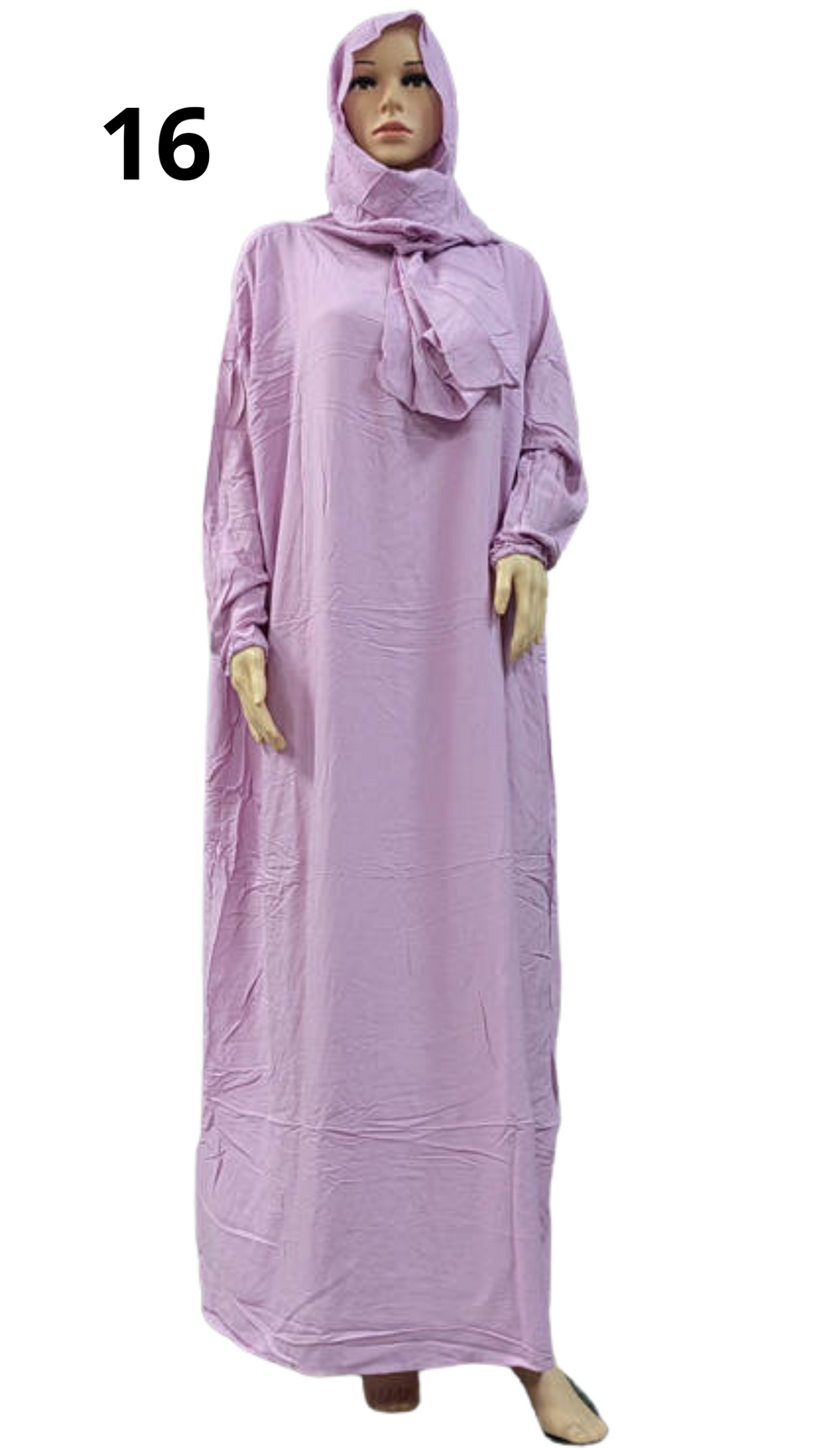 Cotton prayer garment in bright colors for girls aged 14-17 years