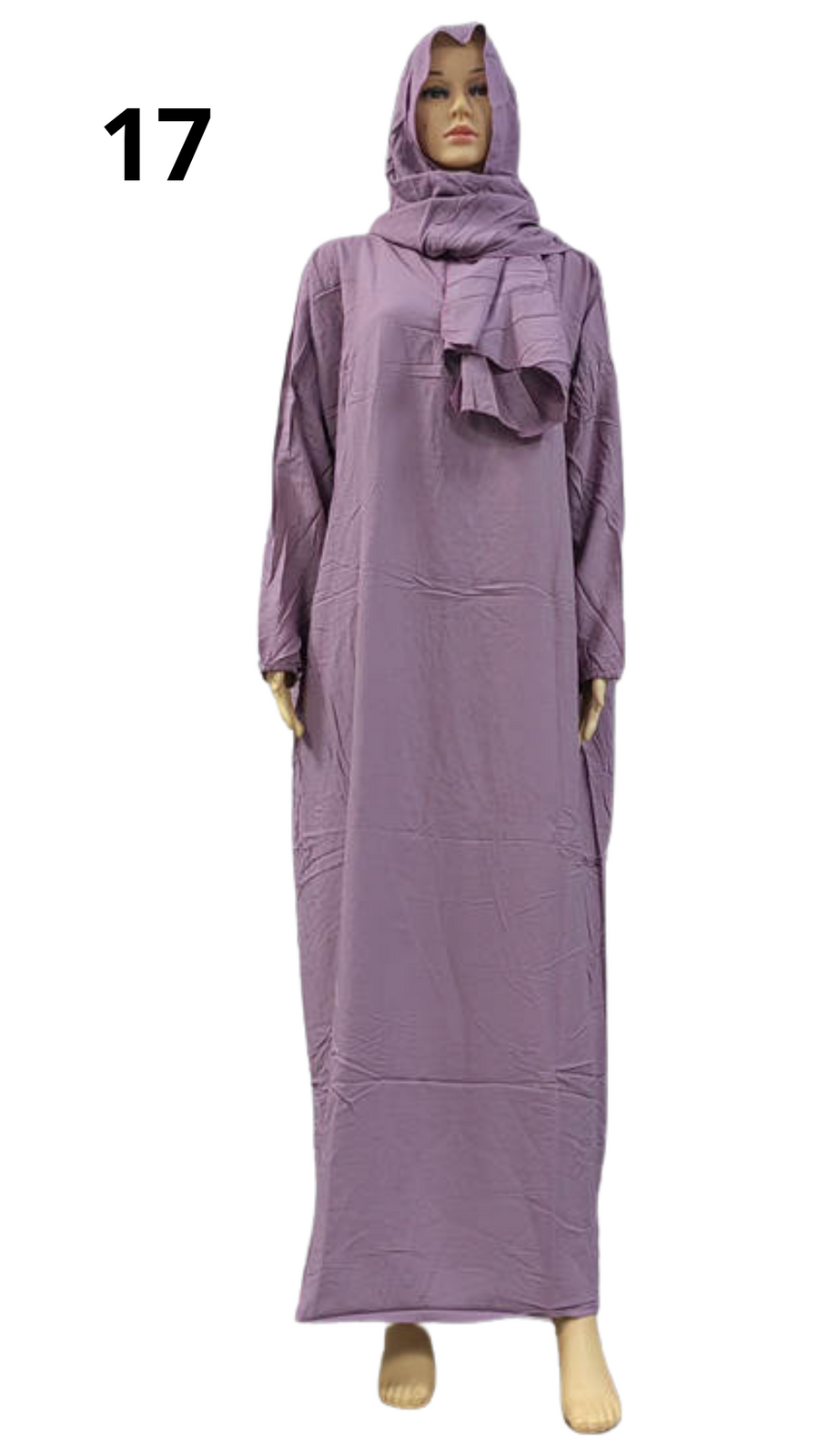 Cotton prayer garment in bright colors for girls aged 14-17 years