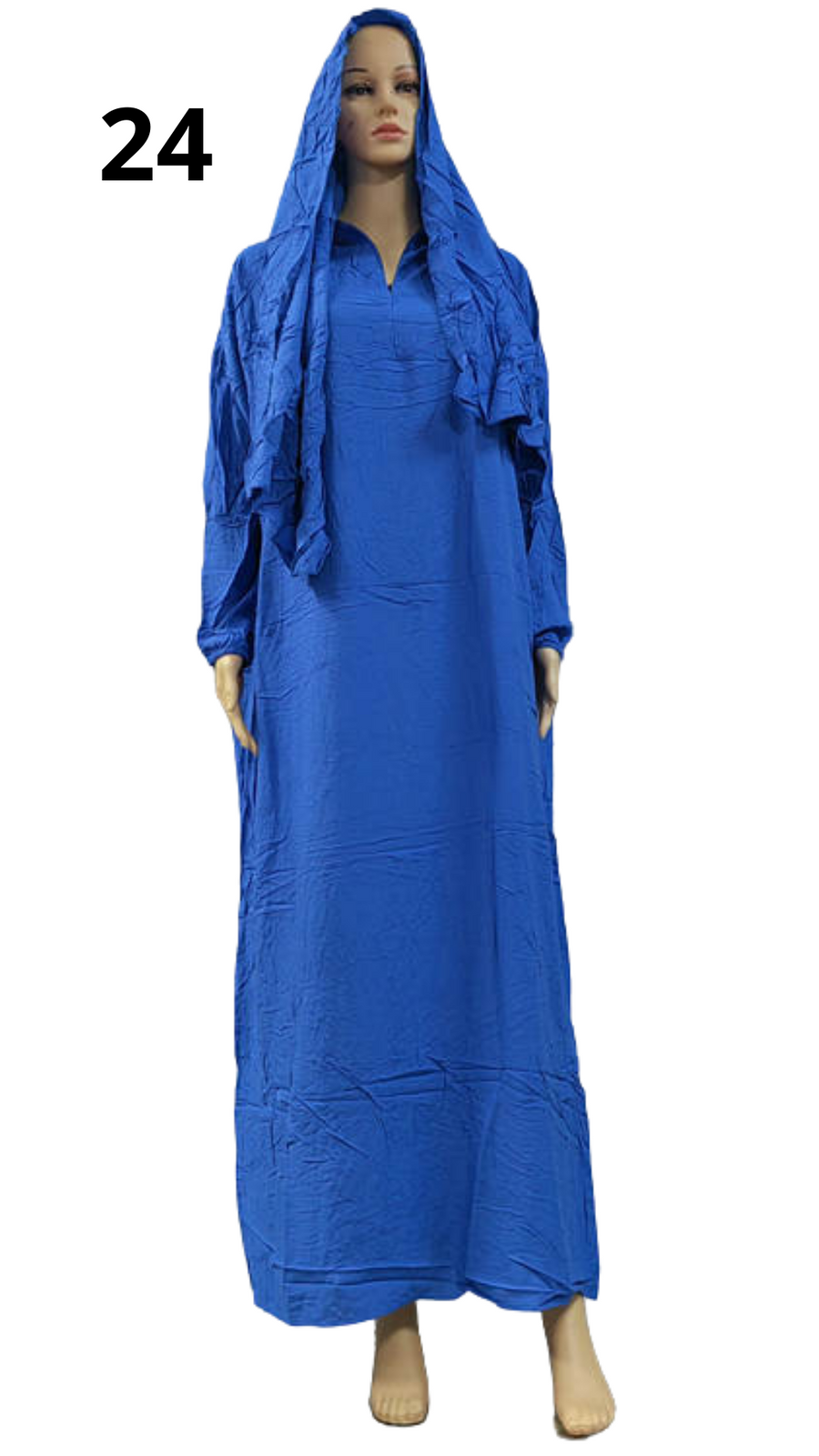 Cotton prayer garment in bright colors for girls aged 14-17 years