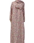 Floral decorated prayer garment for girls aged 14-17 years