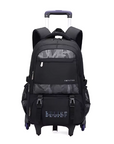 School Bag with 6 Wheels (Navy)