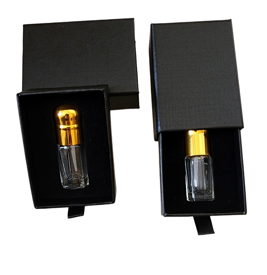 3ml Clear Empty Perfume Oil Bottle with Luxury Box