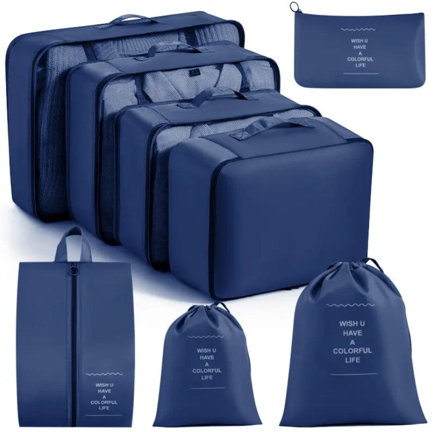 8 Travel Organizer Pouches (4 sets)