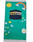 Special prayer rugs for children - photo of Kaaba